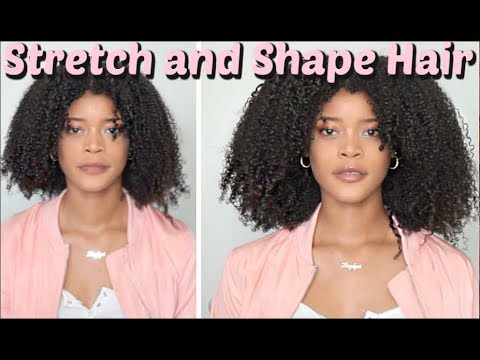 How to Stretch Natural Hair in Minutes | No Heat No Shrinkage