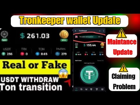 Tronkeeper withdraw problem || Tronkeeper new update || Tronkeeper real or fake | Tronkeeper listing