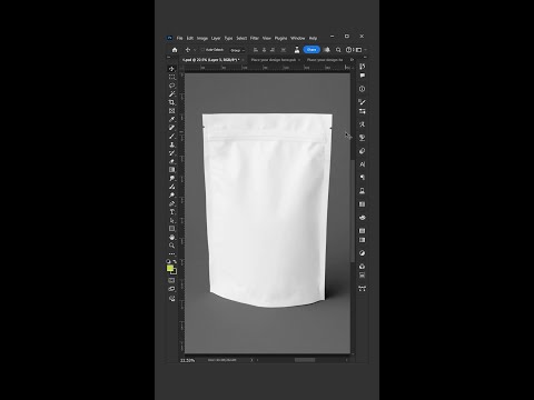 Bagging the Perfect Mockup in #Photoshop #shorts