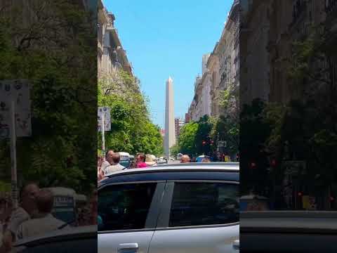 Que imponente se ve el Obelisco de Buenos Aires desde lejos #shorts #buenosaires