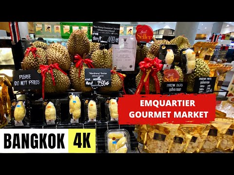 BANGKOK, THAILAND 🇹🇭 [4K] EmQuartier Shopping Mall — Thai Gourmet Market