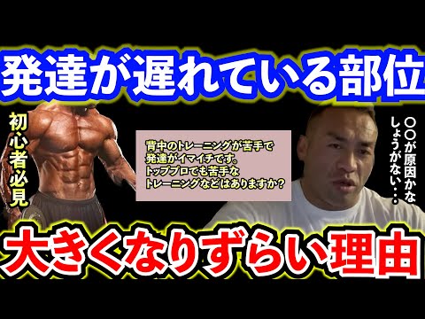 【Q&A】【山岸秀匡】【初心者必見】トッププロでも苦手なトレーニングはあるの？発達が遅れている部位が大きくなりずらい理由はトレーニングが関係している！？