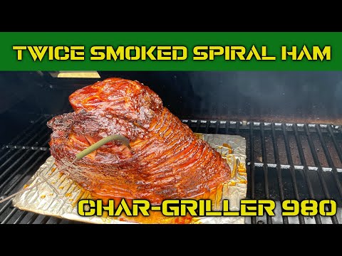 Smoked Ham | Twice Smoked Spiral Ham | Char-Griller 980 | Ham Recipe