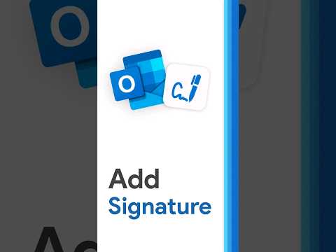 How to add a SIGNATURE in Outlook [Quick Outlook Tutorial]