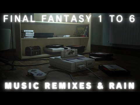 Playing Final Fantasy during a storm in 1996 - Music Remixes & Rain