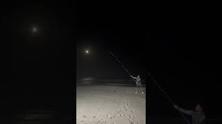 Finish line longcasting night #japanese #fishing #surfcasting #longcasting #fishingtrip