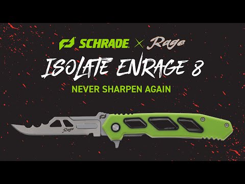 The Isolate Enrage 8 is the sharpest hunting Knife of 2023 | Schrade x Rage | Never Sharpen Again