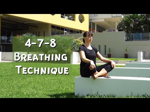 The 4-7-8 breathing technique explained | Meditation for beginners | #SHORTS