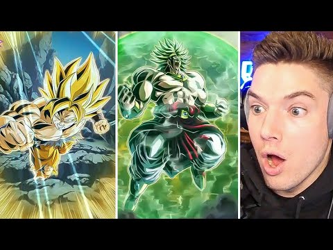 NEW LR Transforming LSSJ Broly & Goku Reveal Reaction on Dokkan Battle Worldwide Celebration!