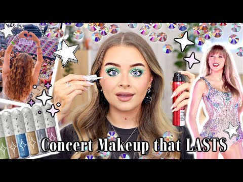 The ULTIMATE *LONG LASTING* concert/festival makeup - Sweat/Rain/Dance Proof Eras Tour Inspo!!!