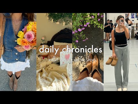 daily chronicles🤎getting into the fall mood, ballet morings, cozy days in my life