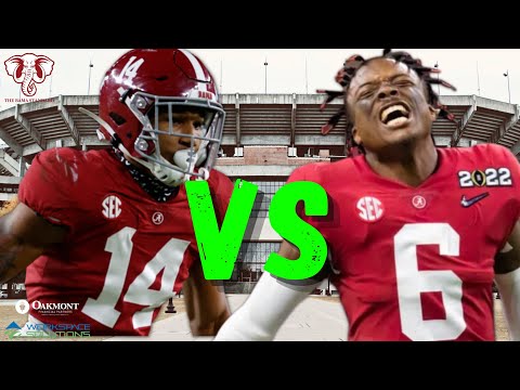 Alabama DBs Brian Branch and Khyree Jackson RACE!