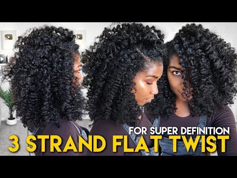 3 STRAND FLAT TWIST AND CURL! Let's Test This Out!