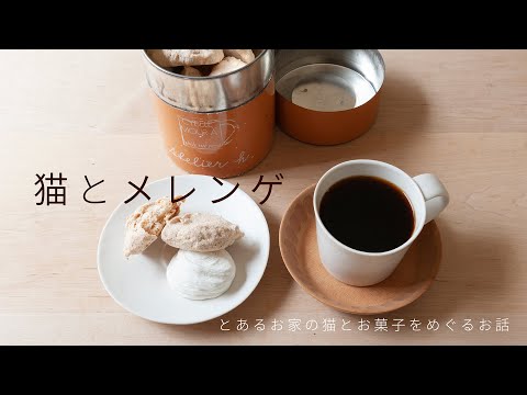 【sweets vlog】猫とメレンゲ「お菓子をつくる季節を楽しむ82レシピ」