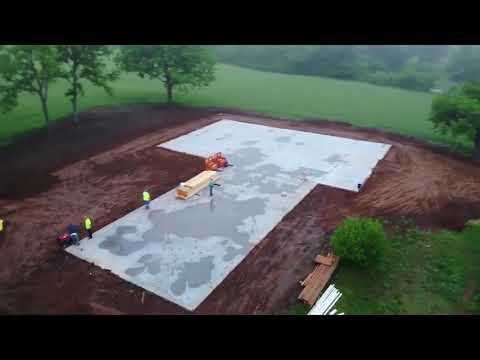 Bird's Eye View of the T-Shaped House Pad