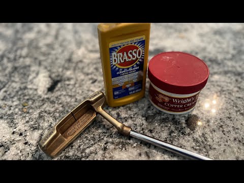 How to polish a brass putter!! Ping putter, make it new again!