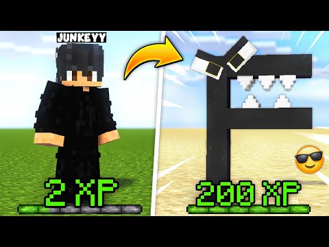 Minecraft But XP = Your Alphabets!