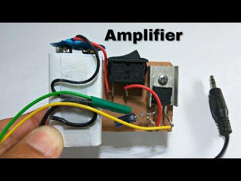 Make simple Amplifier Using P55nf06 - Mosfet