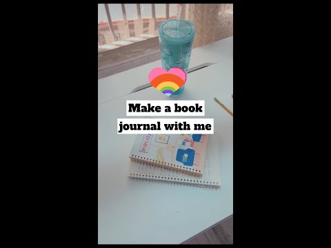 Make a book journal with me📚📖🖊️   #shorts