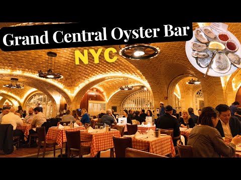 Eating at Grand Central Oyster Bar NYC. Tourist Trap? or Classic Restaurant?