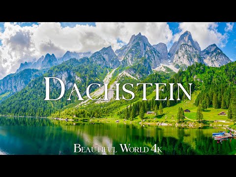 Dachstein in Alps 4K - Explore Majestic Peaks and Stunning Alpine Scenery with Calming Piano Music