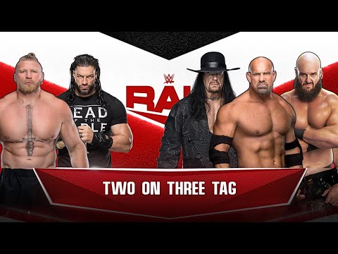 Handicap Match | Two on Three Tag Team | WWE Raw