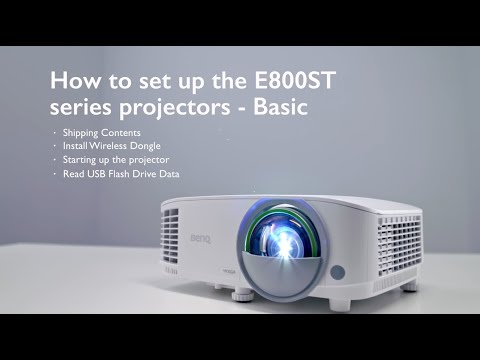 [How to] Initial Setup on BenQ Smart Projector EW800ST/EX800ST