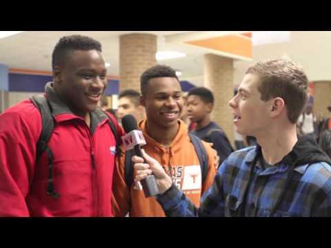 Crazy Kid Celebrates Birthday In School Hallway