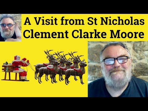 😎Twas The Night Before Christmas Summary - A Visit from St Nicholas by Clement Clarke Moore Analysis