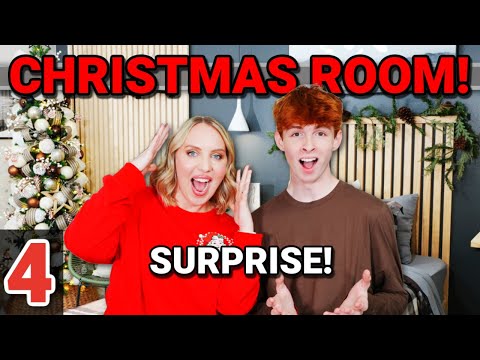 TEEN BROTHER CHRISTMAS BEDROOM MAKEOVER!