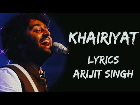 Khairiyat | Arijit Singh | New Song l Bollywood Hindi Song l Romantic Song l