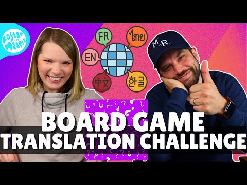 Board Game Translation Challenge