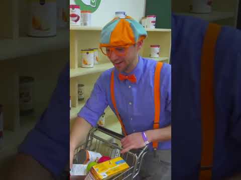 Spaghetti rings with Blippi! #blippi