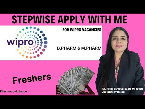 Wipro Pharmacovigilance Jobs 2024 | BPharm & MPharm Freshers Apply Now | How to Apply | Pharma Jobs