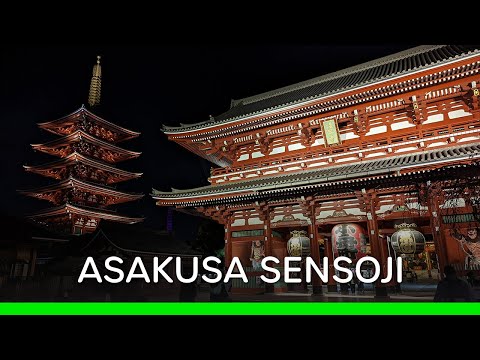 Visiting Asakusa Sensoji Temple at Night (Japan 🇯🇵 Vlog) | 浅草寺