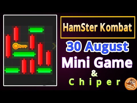 Hamster Kombat Mini Game & Daily Cipher Today || Hamster Kombat Mini Game Today