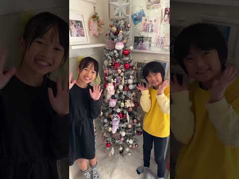 クリスマスツリー🎄2024 まりちゃんいずちゃんチャンネル　#shorts