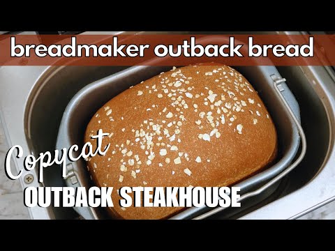 Copycat Outback Steakhouse Bread IN A BREAD MAKER!