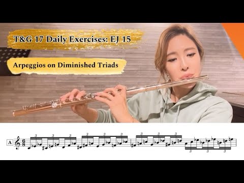 EJ 15 : “Arpeggios on Diminished Triads” from Taffanel and Gaubert 17 Daily Exercises #day15