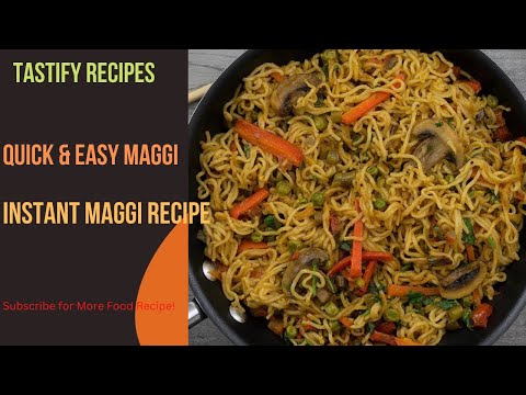 Instant Maggi recipe | Masala Maggi Recipe | Street Style Veg Maggi | Tasty Indian Recipe  #maggi