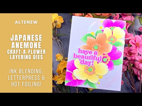 Japanese Anemones Card | AlteNew