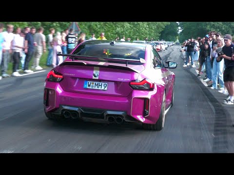 BMW M Cars Leaving Bimmerfest 2024! Manhart MH4 GTR, M5 F90 Competition, Liberty Walk M3, XM, M3 CS