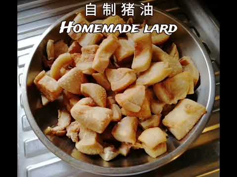 自制猪油 Homemade lard #lard #food #foodsharing #foodcooking #猪油 #美食 #美食分享 #美食教程