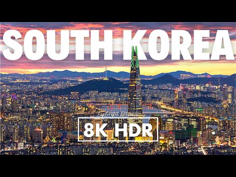 South Korea 🇰🇷 in 8K ULTRA HD HDR 60 FPS Video by Drone