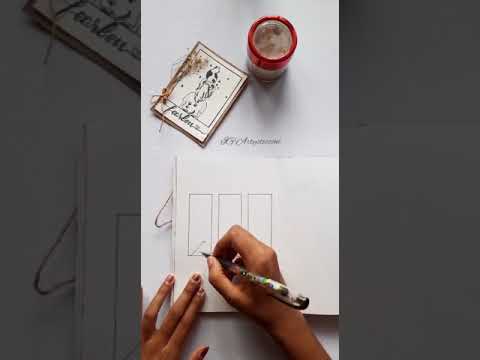 Easy Drawing|Mountain Ink illustration|Anyone can draw