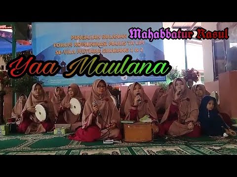 Yaa Maulana-Mahabbatur Rasul di acara FKMT Se-VMC 1&2-Cifest'2018 di Masjid Baitussalam