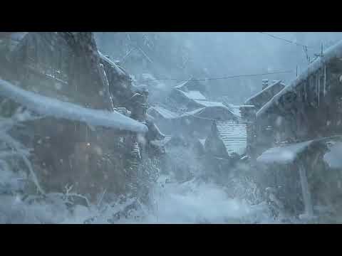 Blizzard Sounds for Sleeping - Winter Storm Ambience, Howling Wind & Blowing Snow