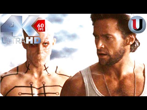 Wolverine & Sabretooth vs Deadpool - Fight Scene - X Men Origins Wolverine 2009 MOVIE CLIP (4K)