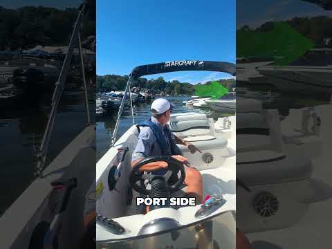 Backing Down a Boat - A Key Skill for Boaters: Boating Tips with Bridge Marina #shorts #boat