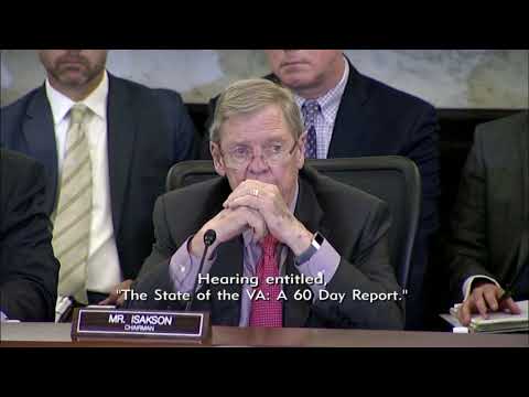 Isakson Opening Remarks at Senate VA Committee Hearing on State of the VA